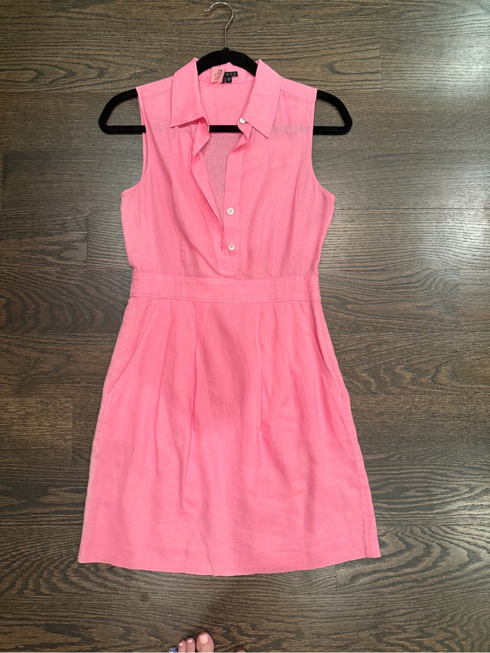 Theory Sleeveless Collared Dress